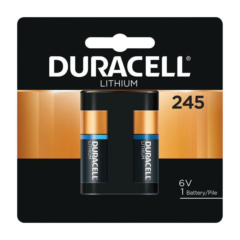 Duracell Ultra Lithium 245 DL245BPK Camera Battery 6 Volts 1 pk.