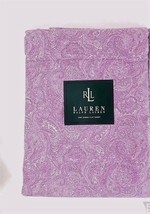 Ralph Lauren Monotone Paisley Purple Queen Flat Sheet - $69.00