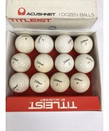 12 / 1 Dozen Vintage Titleist Acushnet Golf Balls Collectible Made in th... - $25.99