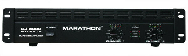 Marathon Professional DJ Series 6000 Watts Power Amplifier - DJ-6000