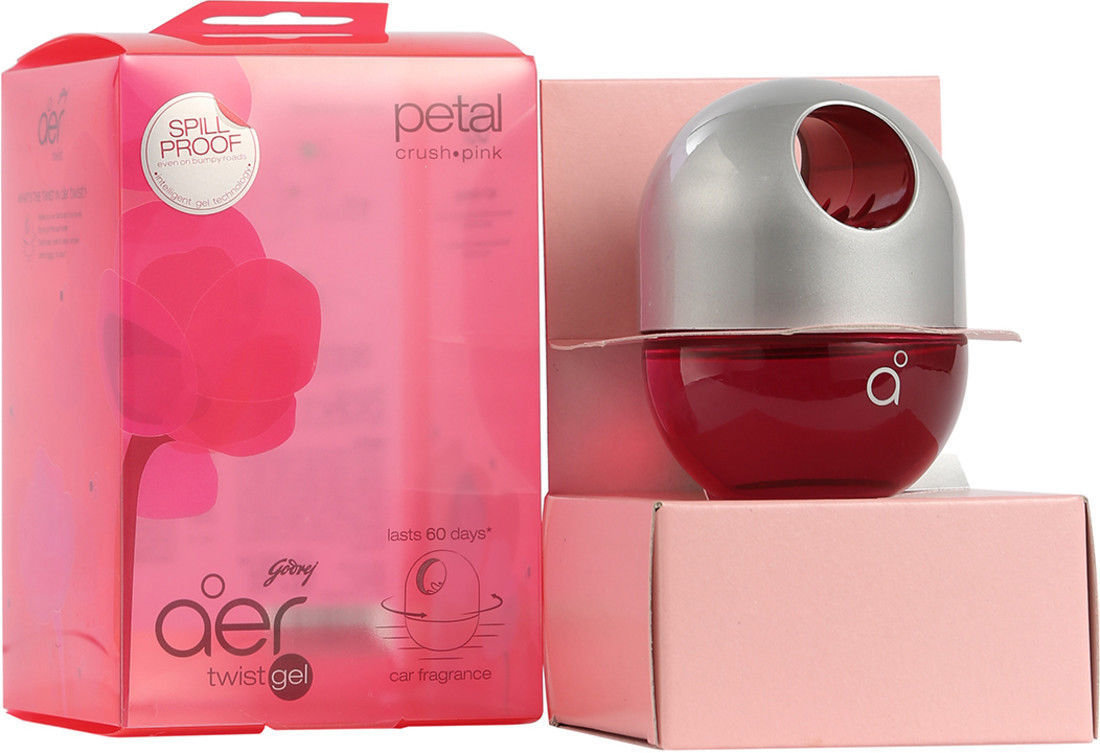 Godrej Aer Twist Gel Car Air Freshner (45 g) Fragnances fragrant for