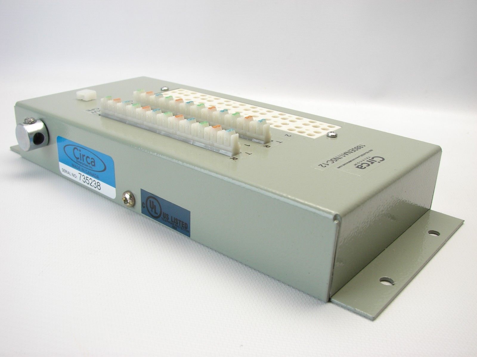 Circa 1880ENA1/NSC12 12Pair Building Entrance Terminal 110/110 (B484) Other