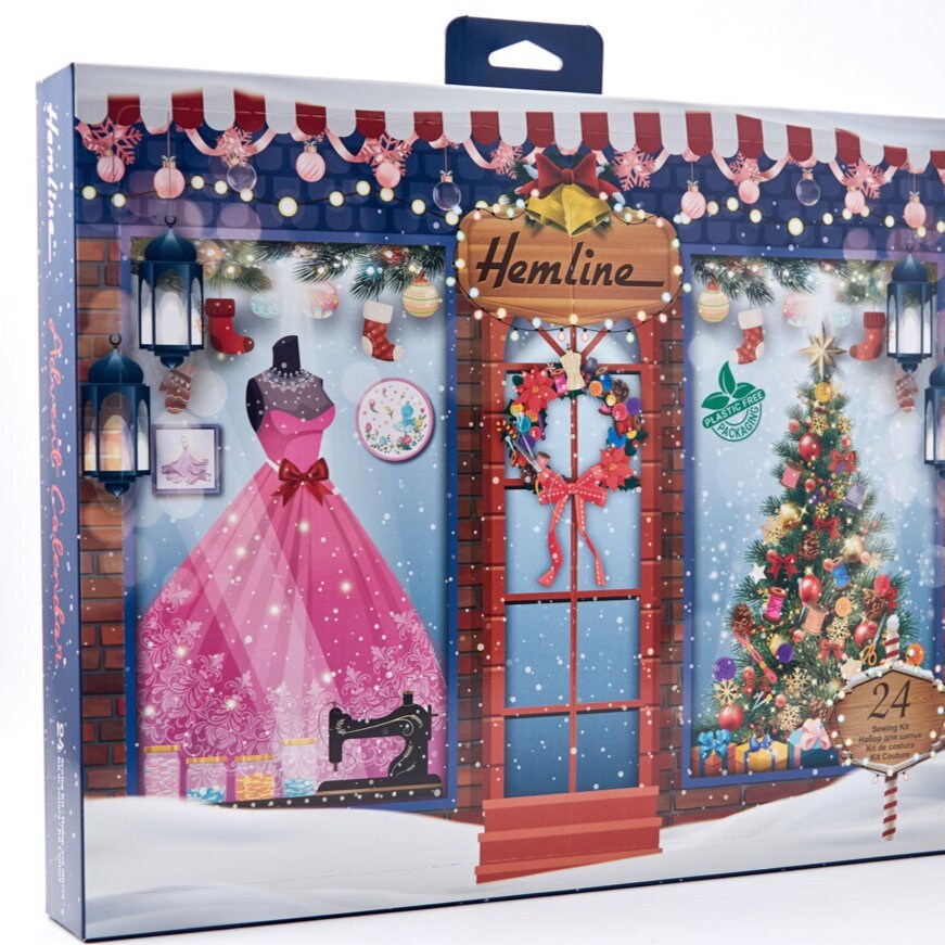 Hemline Advent Calender 2021 Perfect gift for Crafting and Sewing Enthusiasts