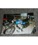 OLD VINTAGE MOTORCYCLE PICTURE PHOTOGRAPH KAWASAKI BIKE - $5.45