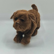 Retired Hasbro FurReal Friends Pets Newborn Chocolate LAB Labrador DOG 2008 - £13.18 GBP