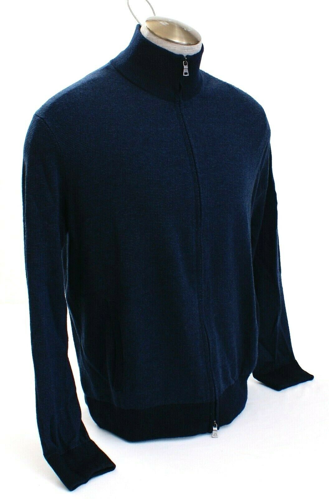 Polo Ralph Lauren Blue Full Zip Merino Wool Sweater Men's NWT - Polos