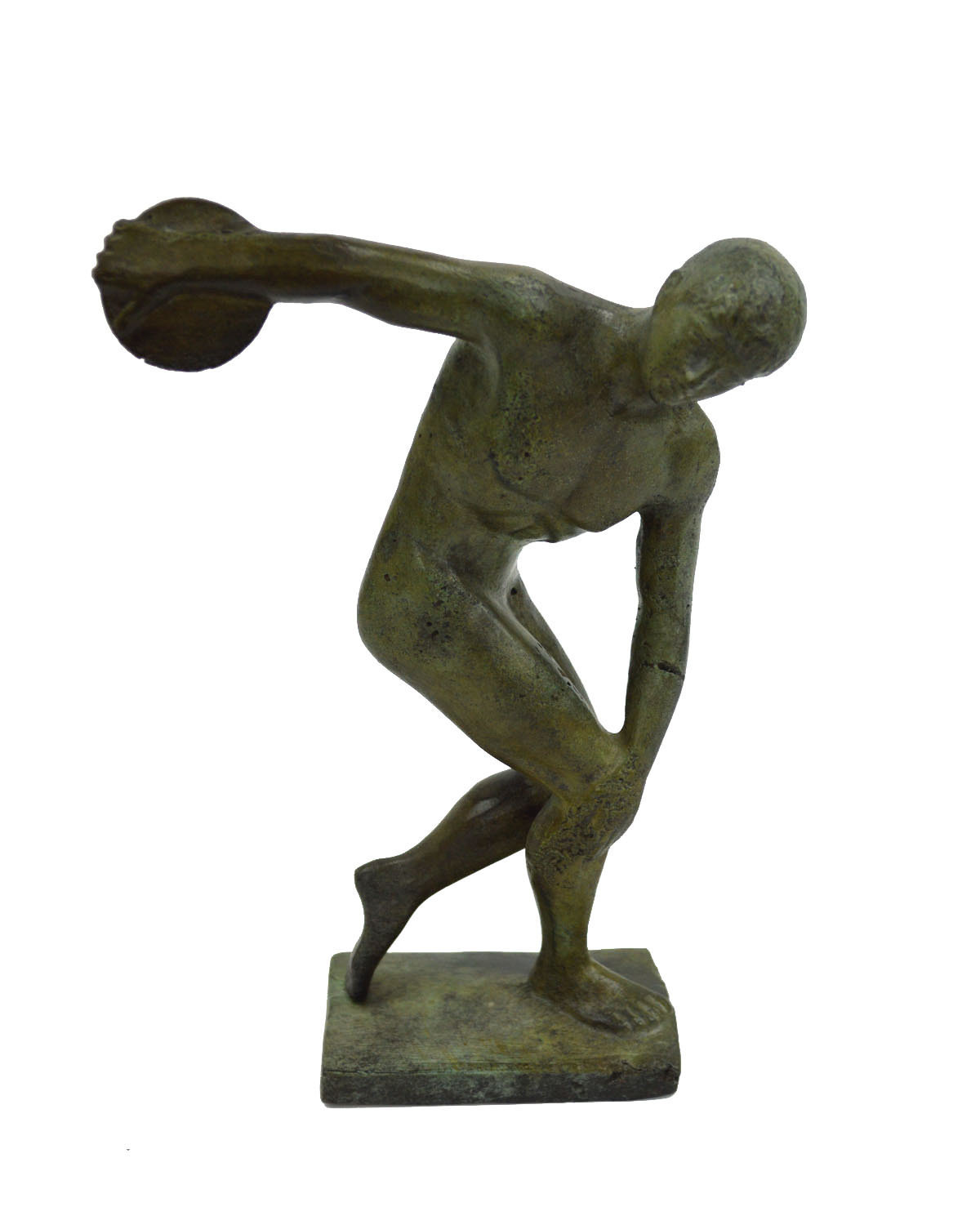 Diskobolus of Myron bronze discus thrower sculpture statue Art Sculptures