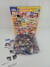 White Mountain General Mills Cereal Boxes 1000 Piece Jigsaw Puzzle 24&quot;x3... - $16.65