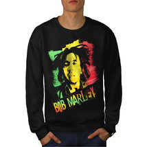 Marley Cannabis Bob Rasta Jumper Reggae Fun Men Sweatshirt - $18.99