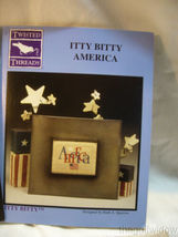 2 Twisted Threads Bunny Scissors Weight &b Itty Bitty America Patterns & Linen image 3