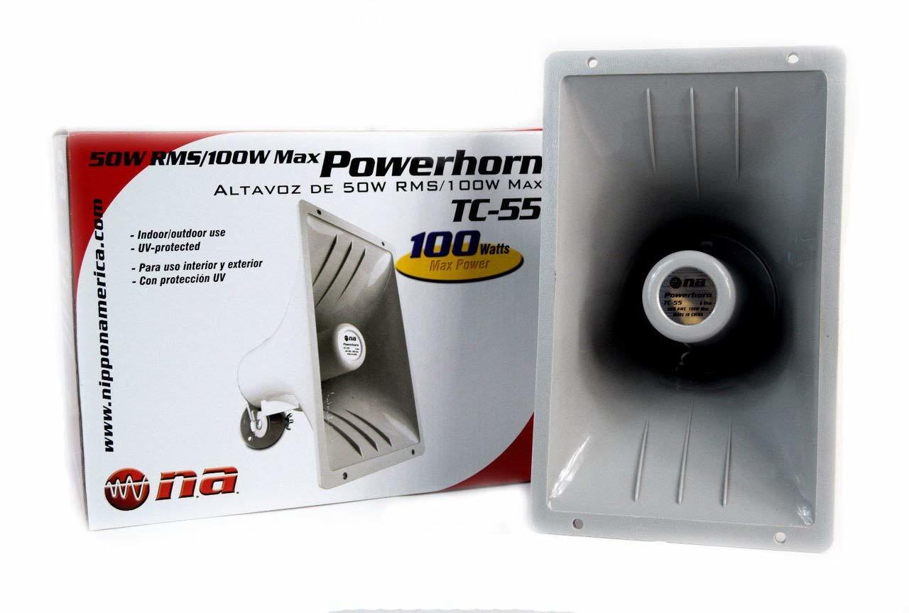 Nippon America Power Horn Speaker 100W Indoor Outdoor 100 Watt Smart