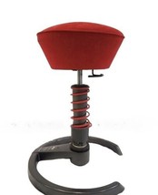Red Swopper Chair Ergonomic Home Office Seat Desk Adjustable Stool Model#1SWUS1 image 2