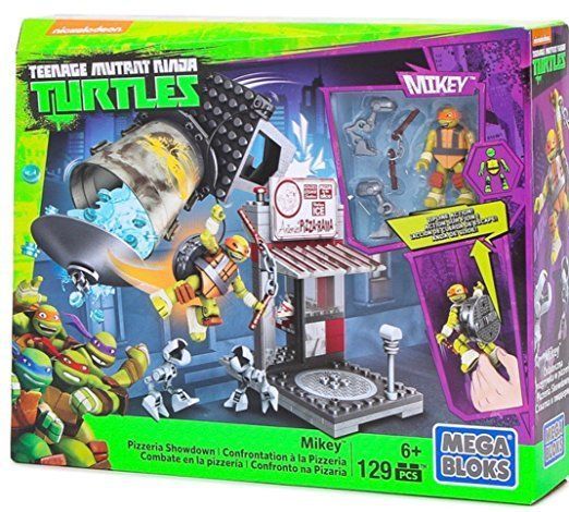 Mega Bloks Teenage Mutant Ninja Turtles Mikey Pizzeria Showdown ...