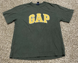 Boys Gap Tee Shirt Green Yellow Size 8 - $7.85