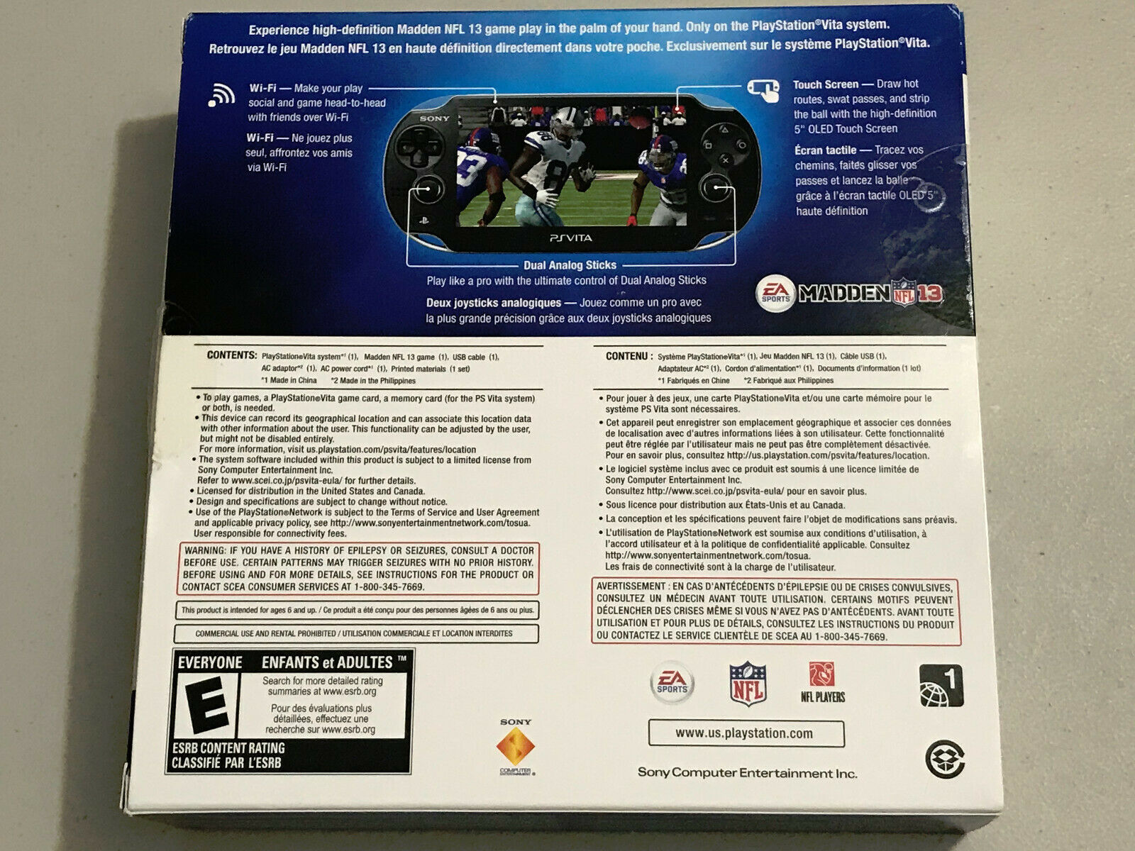 Best Buy: Sony Madden NFL 13 Bundle for PlayStation Vita Wi-Fi 22145