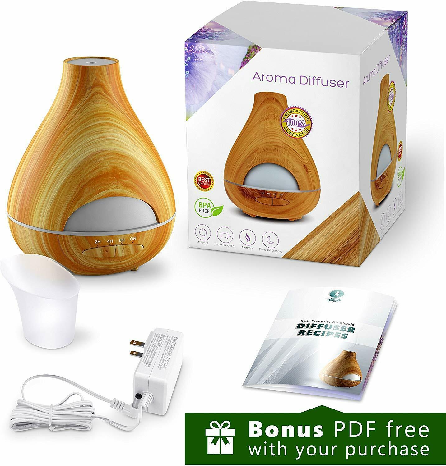 Aroma Essential Oil Diffuser New Model No Condensation Aromatherapy