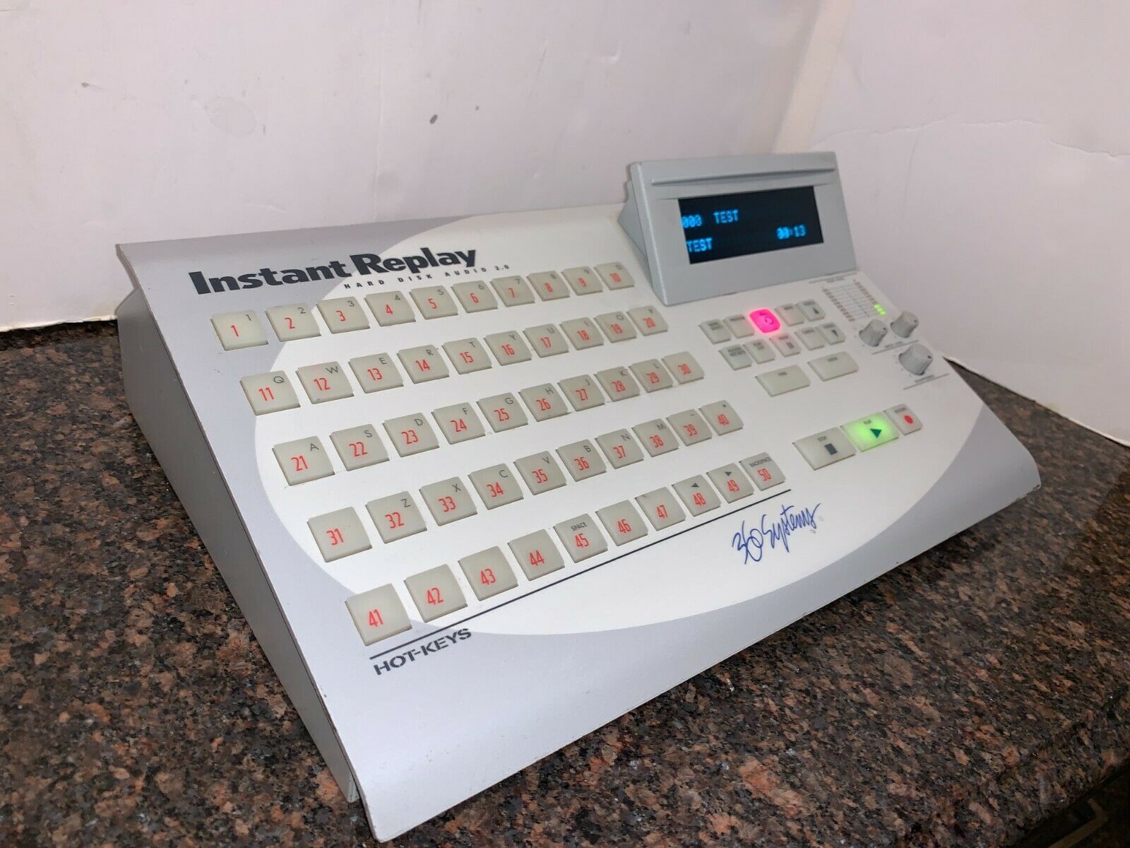 360 SYSTEMS INSTANT REPLAY DR554E 24 Hard Disk Audio Studio/Live