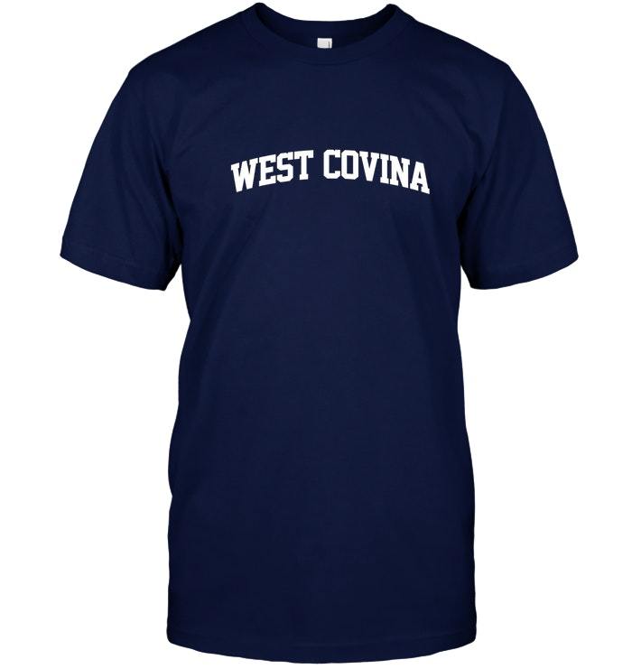 West Covina Arch T Shirt Short Sleeve Funny Black Vintage Gift For Men ...
