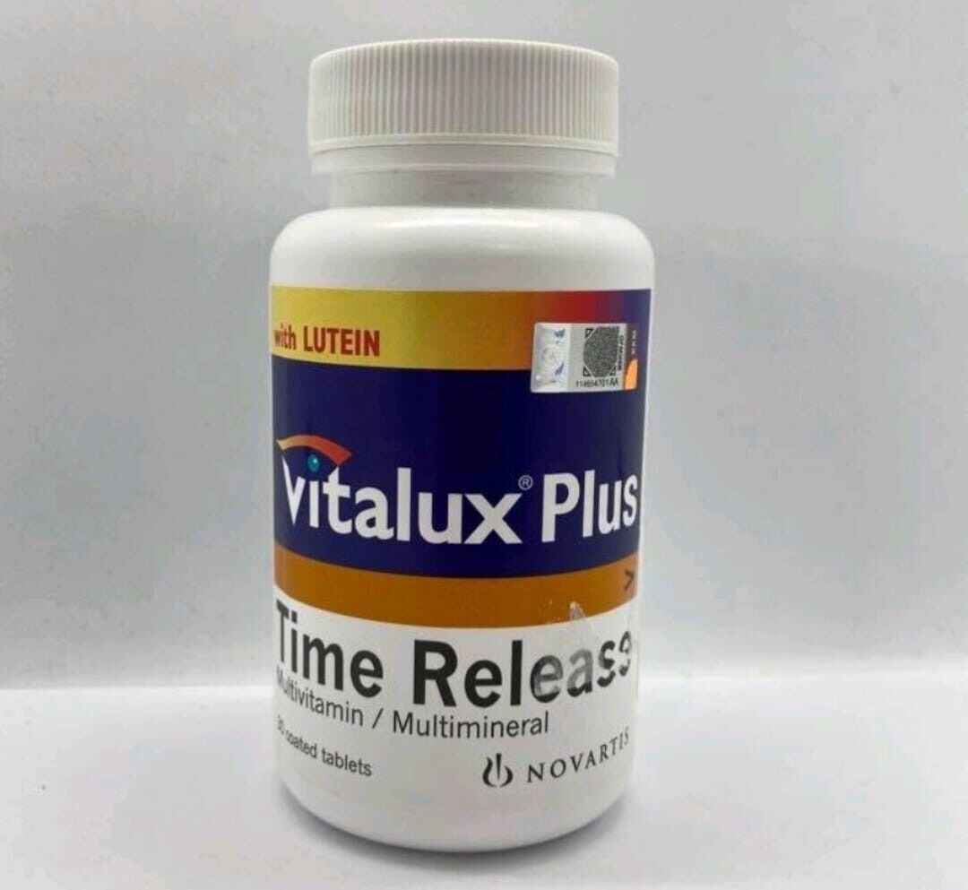 Vitalux Plus Time Release Multivitamin & Multimineral 10 bottles x30'sDHL Expr Vitamins