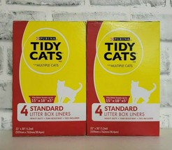 2 boxes Purina Standard Tidy Cats Litter Box Liners Tear Resistant - $44.99
