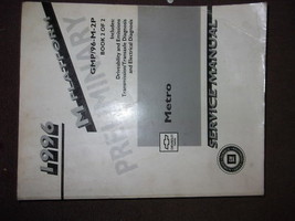 1996 Chevy Geo Metro Service Shop Repair Manual Factory Preliminary - $34.60