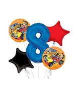 Mickey Roadster Get Set! Goooo! Balloon Bouquet 8th Birthday 5 pcs - Par... - $12.99