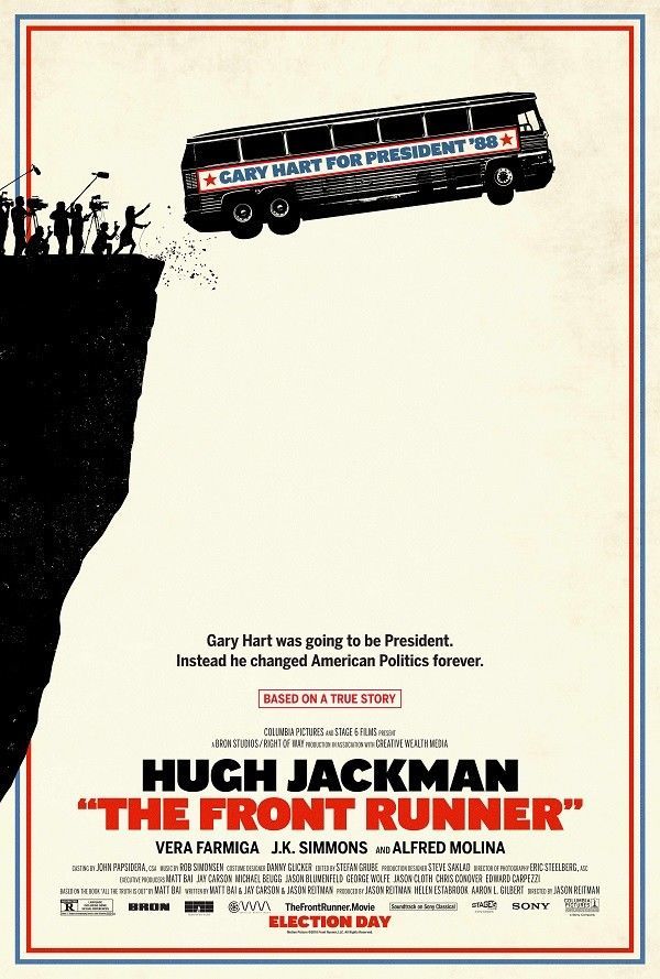 The Front Runner Movie Poster Hugh Jackman 24x36 27x40 Gary Hart Film Print