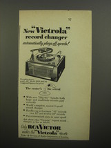 1952 RCA Victor Model 2ES3 Phonograph Advertisement - $14.99