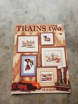 1989 Trains Two Cross Stitch Chart Puckerbrush # 26 Depot Western Railro... - $9.66