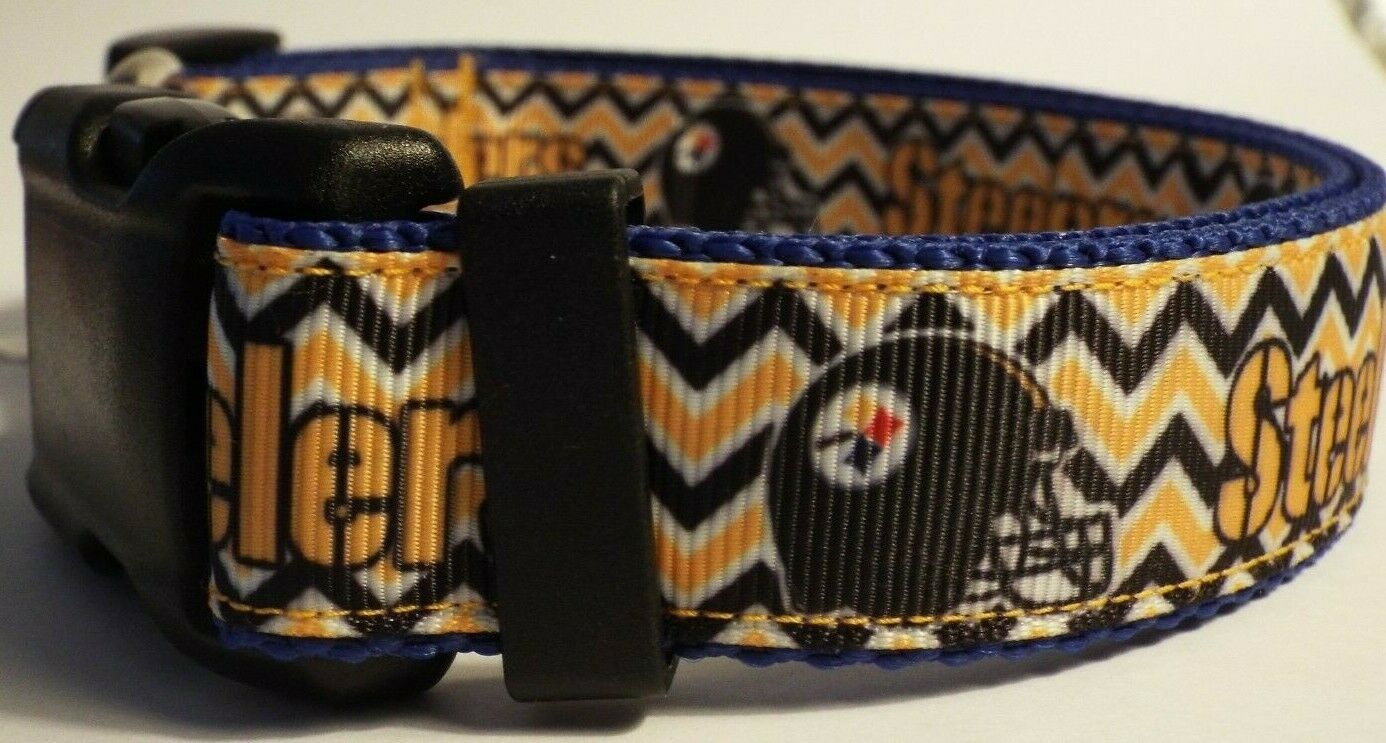 pittsburgh steelers dog collars