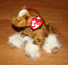 Retired Ty Beanie Babies, 2001 Hoofer the Clydesdale Horse, PE Pellets - $12.38