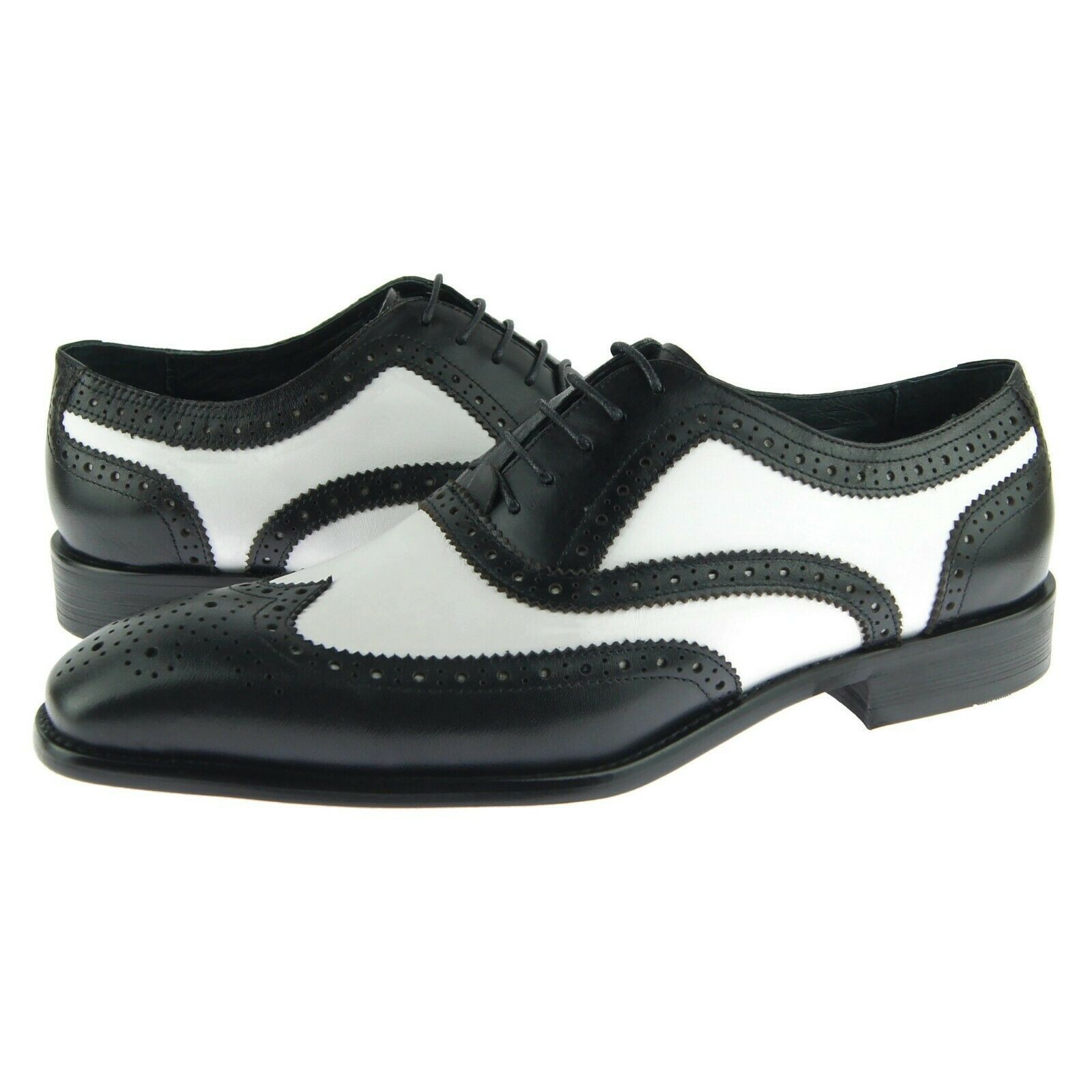 Cobalt Men/'s Dress//Casual Shoes Carrucci Cap Toe Leather Oxford
