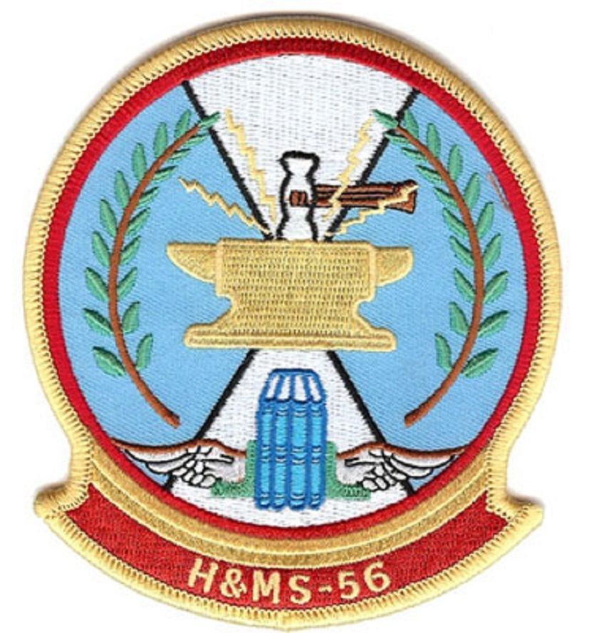 USMC H&MS 56 Headquarters and Maintenance Squadron Patch - Marine Corps