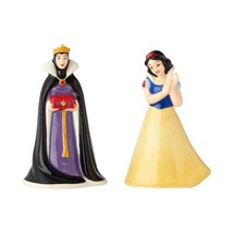 Walt Disney Snow White and the Evil Queen Ceramic Salt & Pepper Shakers Set NEW - $24.18