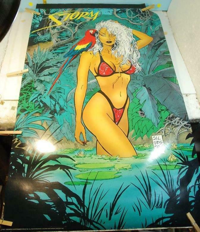 STORM XMEN SWIMSUIT 149 Marvel Comic Poster Silvestri/Wright 1993