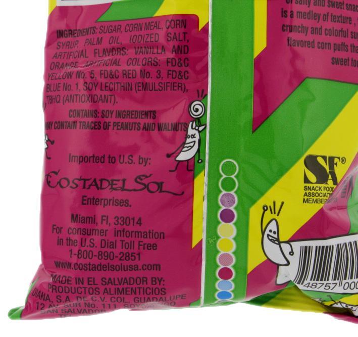 Prodiana Corn Brights 4.76 oz Elotitos Cubiertos de Vainilla de