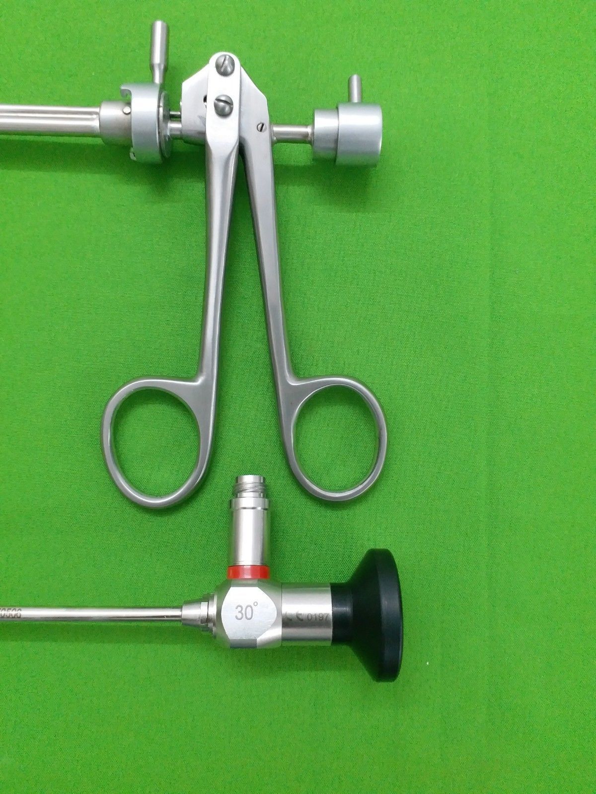 LAPAROSCOPIC OPTICAL STONE CRUSHING FORCEPS JAW 8MM and 4mm 30 Degree