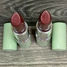 LOT OF TWO NEW! Clinique Long Last Rock Violet Lipstick G9 Full Size 0.1... - $21.68
