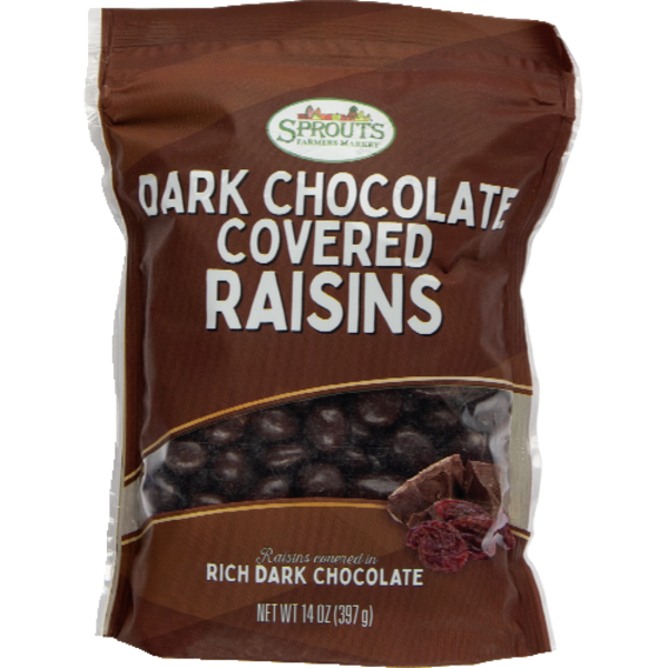 Sprouts Dark Chocolate Covered Raisins