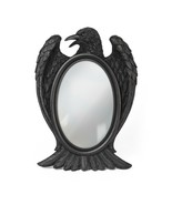 Alchemy Gothic Black Raven Mirror Wall or Free Standing Resin Gift Decor... - $30.95