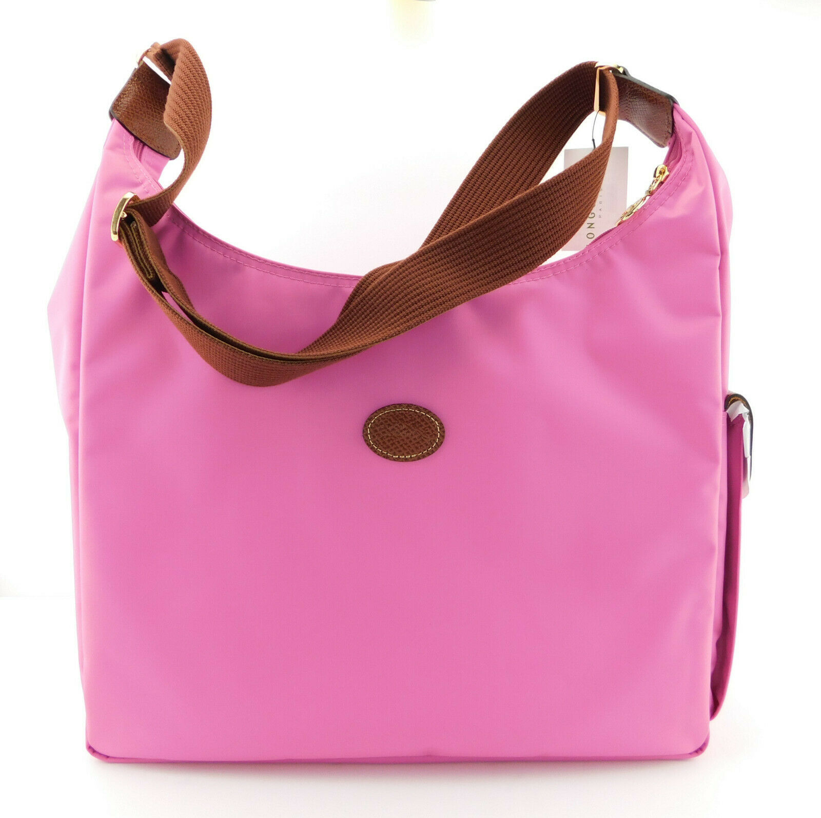 New LONGCHAMP Le Pliage Hobo Bubble Gum Pink Shoulder Bag - Women's ...