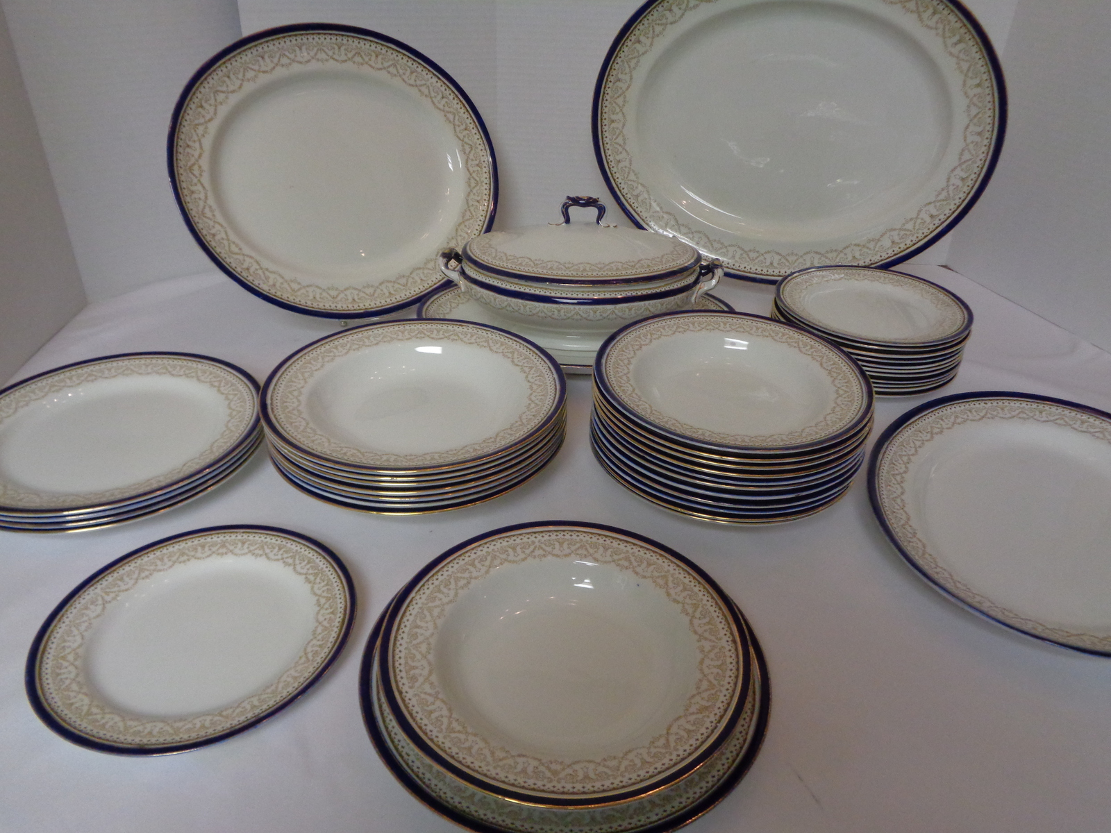 Antique Royal Doulton Dinner and Serving Set 42 Pieces Dining Sets