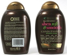 2 Ct OGX Shea Soft And Smooth Frizz Defy Moisture No Silicone Conditioner 13 Oz 
