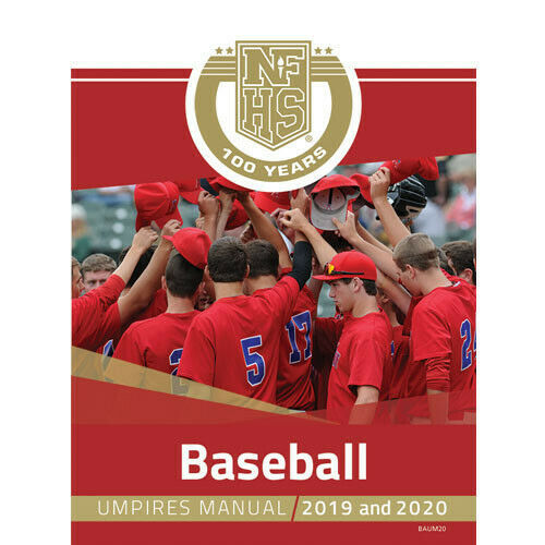 2020 NFHS Baseball Umpire's Manual Book National Federation High