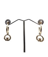 Trifari Pierced Earrings Drop Gold Tone Claddagh NIP - $21.78