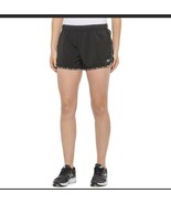 Reebok Tape Logo Spell out Black Running Shorts Fast track shorts XL - $18.00