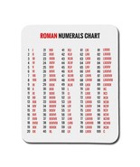 Roman Numerals Chart Mouse Pad - $18.90