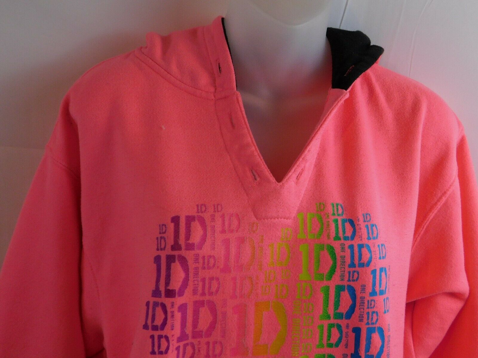 Pacific & Co Perfect Womens Hoodie Sweatshirt Medi Pink Long Sleeve 