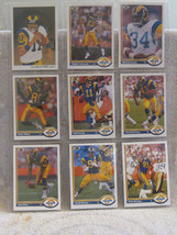 (16) x 1991 Upper Deck Los Angeles Rams cards mint shape - $7.64