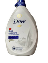 Dove Body Wash Pump For Dry Skin Deep Moisture Sulfate Free Natural Nourish New - $24.02